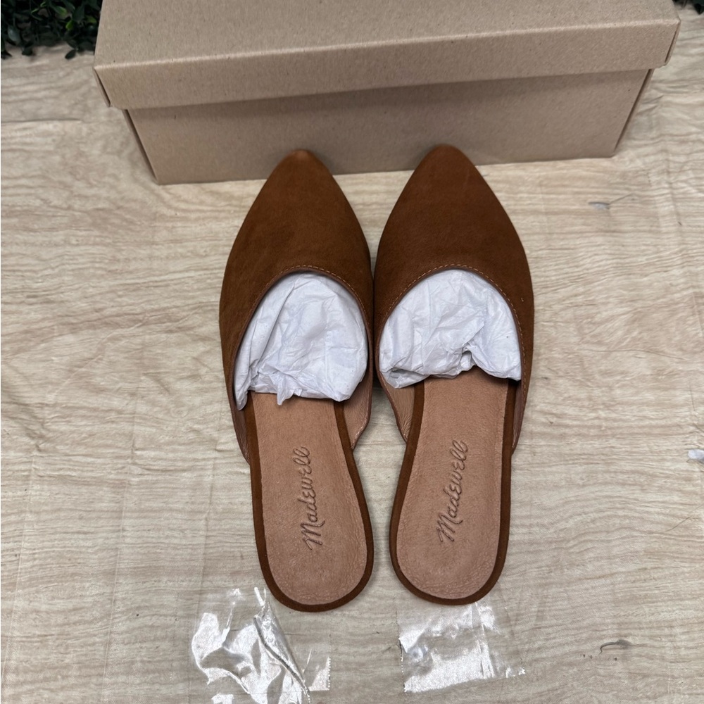 Madewell The Remi Mule In Suede - W8 - Picture 5 of 9